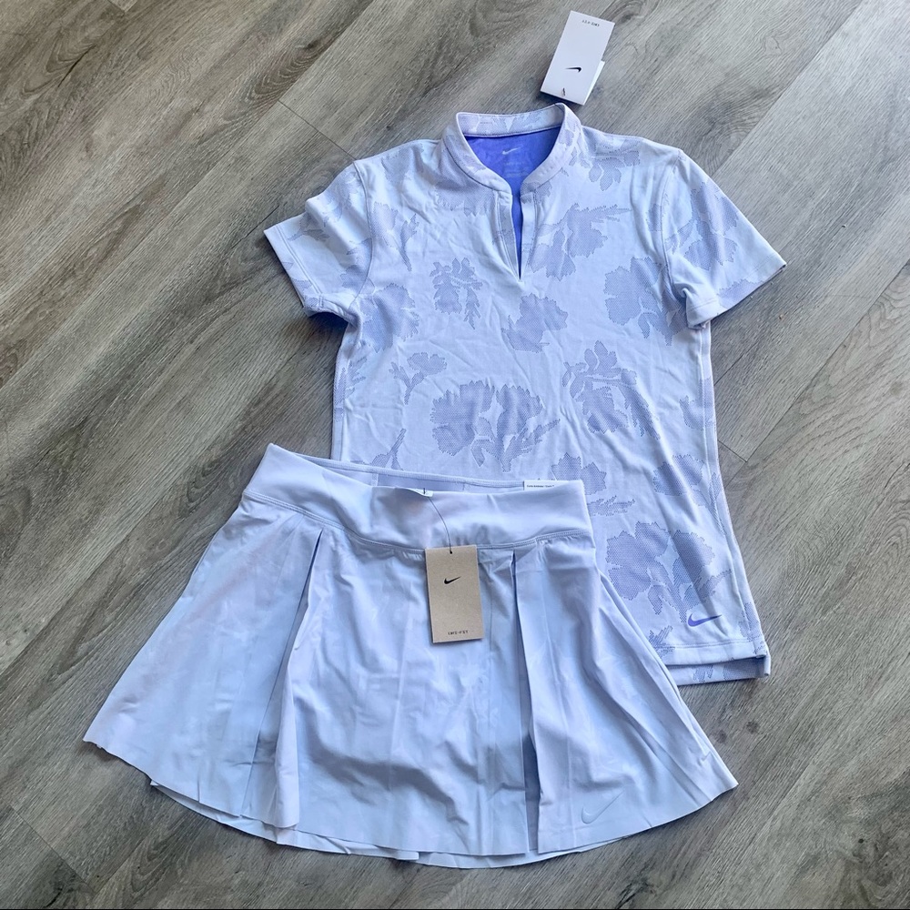 Nike Golf Outfits Set Skort (XS) DA3098 and Top (S) DA3138